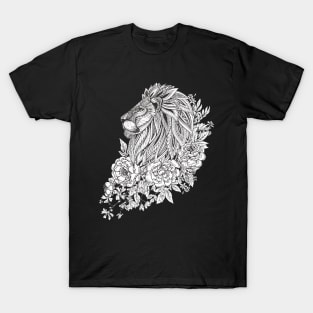 Lion floral tshirt T-Shirt